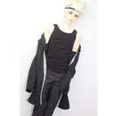 Fashion Doll Clothes Black Jeans Pants Soft Vest T-shirt Outfit For 70cm uncle BJD for SD17 AOD AS DOD Dolls