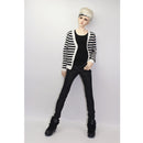 Fashion Doll Clothes Black Jeans Pants Soft Vest T-shirt Outfit For 70cm uncle BJD for SD17 AOD AS DOD Dolls