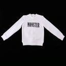 1/3 BJD Long Sleeved Pullover Black Jeans Set Clothing for Normal 70cm Uncle Size Doll