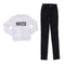 1/3 BJD Long Sleeved Pullover Black Jeans Set Clothing for Normal 70cm Uncle Size Doll