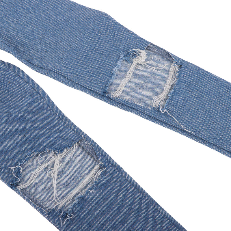 1/3 BJD Pullover Ripped Jeans Set Clothing for Normal 70cm Uncle Size Doll A