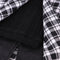 1/3 BJD Plaid Overcoat Vest Jeans 3 Pieces Set Outfits for Normal 70cm Uncle Doll
