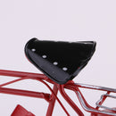 Retro 1:10 Iron Bicycle Bike Model Dolls House Miniature Furniture Garden Display Decor Accessories Red