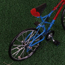 1:10 Alloy Racing Bicycle Model Dolls House Miniature Furniture Garden Display Decor Accessories