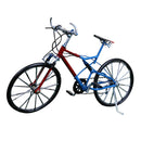 1:10 Alloy Racing Bicycle Model Dolls House Miniature Furniture Garden Display Decor Accessories