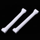 2 Pieces White Wooden Pillars for 1/12 Dolls House Fixtures Fittings DIY Accessories