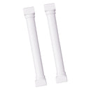 2 Pieces White Wooden Pillars for 1/12 Dolls House Fixtures Fittings DIY Accessories