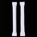 2 Pieces White Wooden Pillars for 1/12 Dolls House Fixtures Fittings DIY Accessories