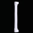 2 Pieces White Wooden Pillars for 1/12 Dolls House Fixtures Fittings DIY Accessories