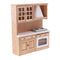 1/12 Luxury Wooden Kitchen Cabinet Cupboard for Dolls House Dining Room Accessory Decoration