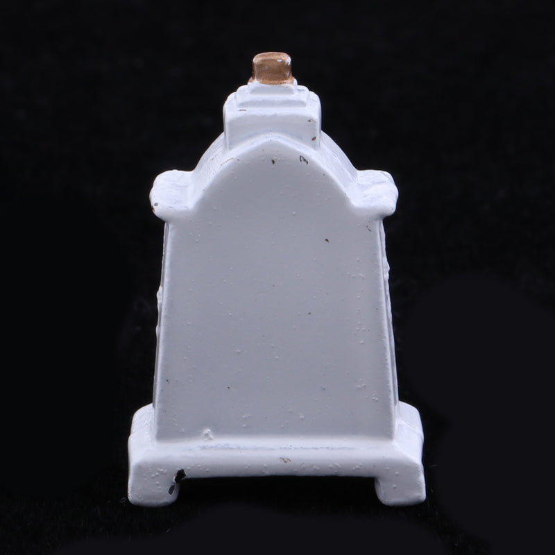 1/12 Scale Wooden Desk Clock Model Dolls House Furniture Room Display Decoration Kids Pretend Play Toy