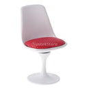 1:12 Scale Metal Tulip Chair Swivel Chair Round Coffe Table for Dolls House Miniature Furniture Living Room Decor