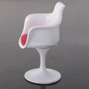 1/12scale Dollhouse Miniature Furniture Tulip Chair Armchair Round Coffe Table Model Kids Pretend Play Toy