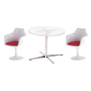 1/12 Dollhouse Miniature Furniture Tulip Armchair Chair Round Coffe Table