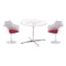 1/12 Dollhouse Miniature Furniture Tulip Armchair Chair Round Coffe Table