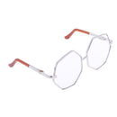 Doll Accessories Metal Frame Hexagon Glasses Sunglasses for 1/6 Blythe Dolls Transparent