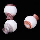 1/12 Scale Resin Flowers Vases Dollhouse Miniature Decoration Accessories
