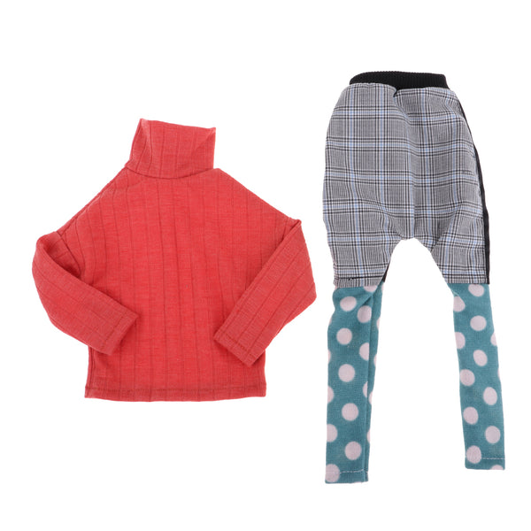 1/4 BJD Fashion Knitwear Top and Pants Clothes for Dollfie LUTS DOD MSD