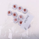 10pcs 16mm Plastic Safety Eyeballs for BJD Doll Toy Puppet Accessories DIY Crafts Brown
