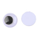 10pcs 8mm Black & White Plastic Safety Doll Toy Round Eyes for Kids DIY Accessories
