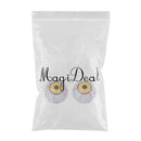 2pcs 28mm Plastic Safety Eyeballs for BJD Doll Toy Puppet Accessories DIY Crafts Yellow