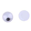 10pcs 6mm Black & White Plastic Safety Dolls Toys Oblate Eyes for Kids DIY Accessories