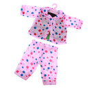 2pcs Fashion Doll Pajamas Top & Pants for 18inch American Girl Doll Clothes Accessory