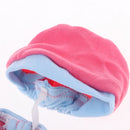 Cute Flower Clothes Set & Hat Accessory for 18inch American Girl Doll 3pcs Pink & Blue