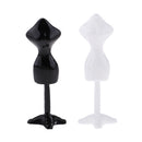 1:12 Black+White Metal Sewing Dress Form Mannequin Model Display Stand Home Decor