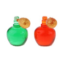 1/12 Miniature Plastic Perfume Bottles Model Bedroom Bathroom Accessory Decor 2pcs Kit