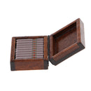 Miniature Wooden Cigar Box Tobacco Humidor for 1/12 Dolls House Life Scenes Decor Accessories