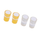 Dollhouse Miniature 4 Pieces Multicolor Drinking Juice Glass Cups Set for 1:12 Scale