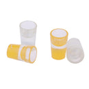 Dollhouse Miniature 4 Pieces Multicolor Drinking Juice Glass Cups Set for 1:12 Scale