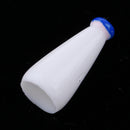 Dollhouse Miniature 4 Pieces Drinking Transparent Milk Bottles Set Blue & Red Cap for 1:12 scale