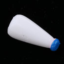 Dollhouse Miniature 4 Pieces Drinking Transparent Milk Bottles Set Blue & Red Cap for 1:12 scale