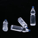 Dollhouse Miniature 4 Pieces Drinking Transparent Spring Water Bottles Set for 1:12 scale