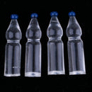 Dollhouse Miniature 4 Pieces Drinking Transparent Spring Water Bottles Set for 1:12 scale