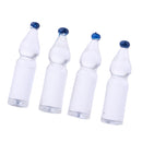Dollhouse Miniature 4 Pieces Drinking Transparent Spring Water Bottles Set for 1:12 scale
