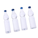 Dollhouse Miniature 4 Pieces Drinking Transparent Spring Water Bottles Set for 1:12 scale
