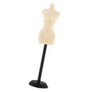 1:12 Gold Metal Sewing Dress Form Mannequin Model Display Stand Home Decor