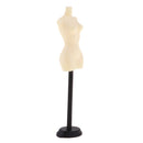 1:12 Gold Metal Sewing Dress Form Mannequin Model Display Stand Home Decor
