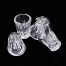 Dollhouse Miniature 4 Pieces Multicolor Drinking Water Glass Cups Set for 1:12 Scale