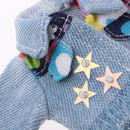 3 Pieces Clothes Suit Party/ Casual Outfit for 12inch Blythe Pullip Takara Doll Tassel Tops Jeans Jacket Pants