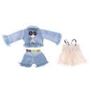 3 Pieces Clothes Suit Party/ Casual Outfit for 12inch Blythe Pullip Takara Doll Tassel Tops Jeans Jacket Pants