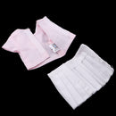 4 Pieces Clothes Suit for 12inch Blythe Licca Doll Pink Shirt Pleated Skirt Handbag Hair band Dress Up Accessories