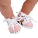 PU Leather Shoes Casual Lace-up Shoes For 18'' American Girl Doll Accessory