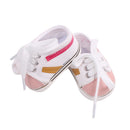 PU Leather Shoes Casual Lace-up Shoes For 18'' American Girl Doll Accessory