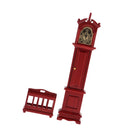 1:12th Floor Clock and Basket Dollhouse Living Room Furniture Decoration
