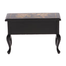 1/12 Miniature Doll House Furniture Vintage Wooden Table Desk with 3 Drawers Dollhouse Accessories