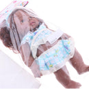 Adorable Simulation Vinyl Baby Doll African-American Girl Newborn Doll With Curly Hair